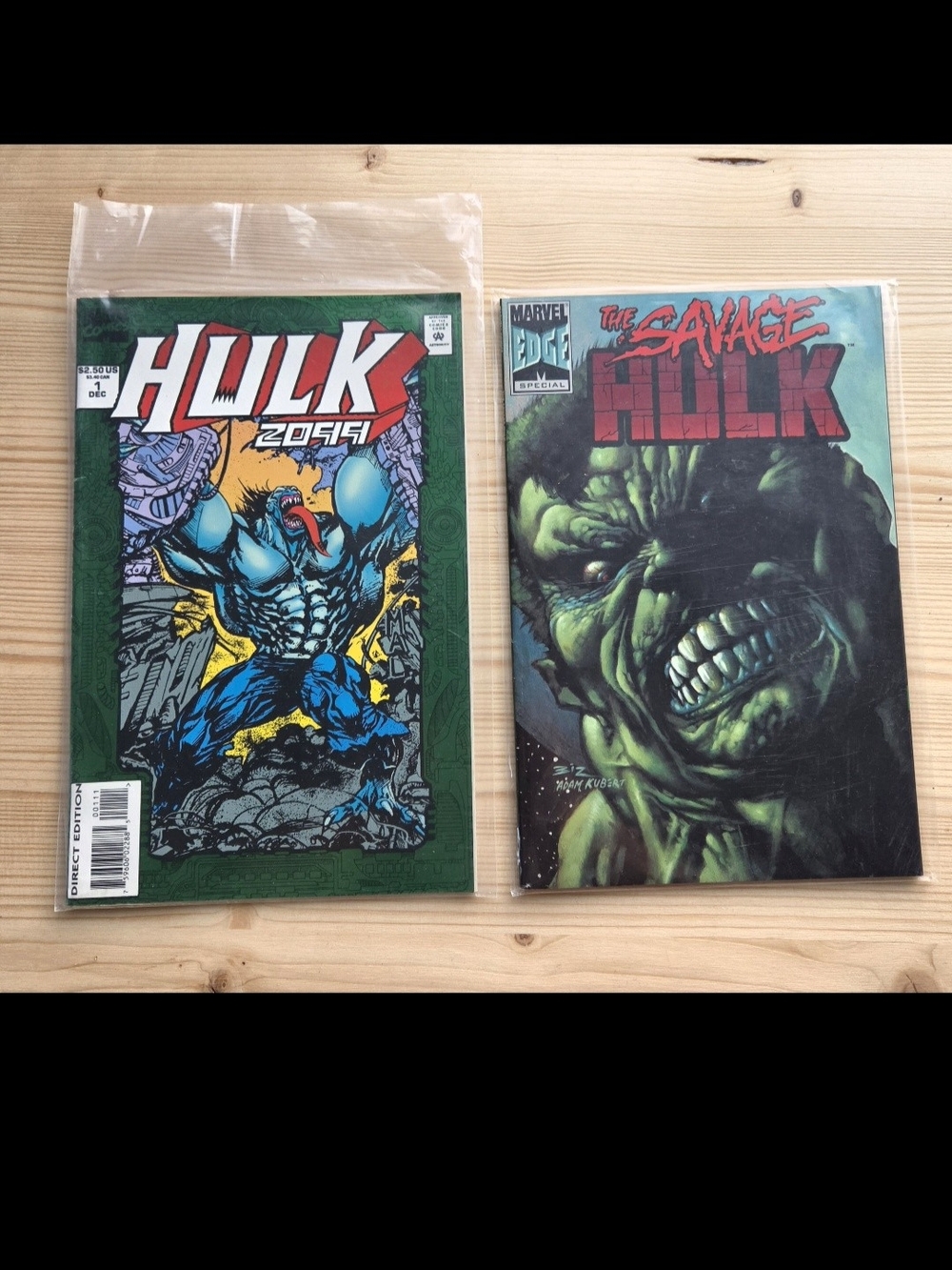 Marvel The Savage Hulk & Hulk 2099 Comic Book Set